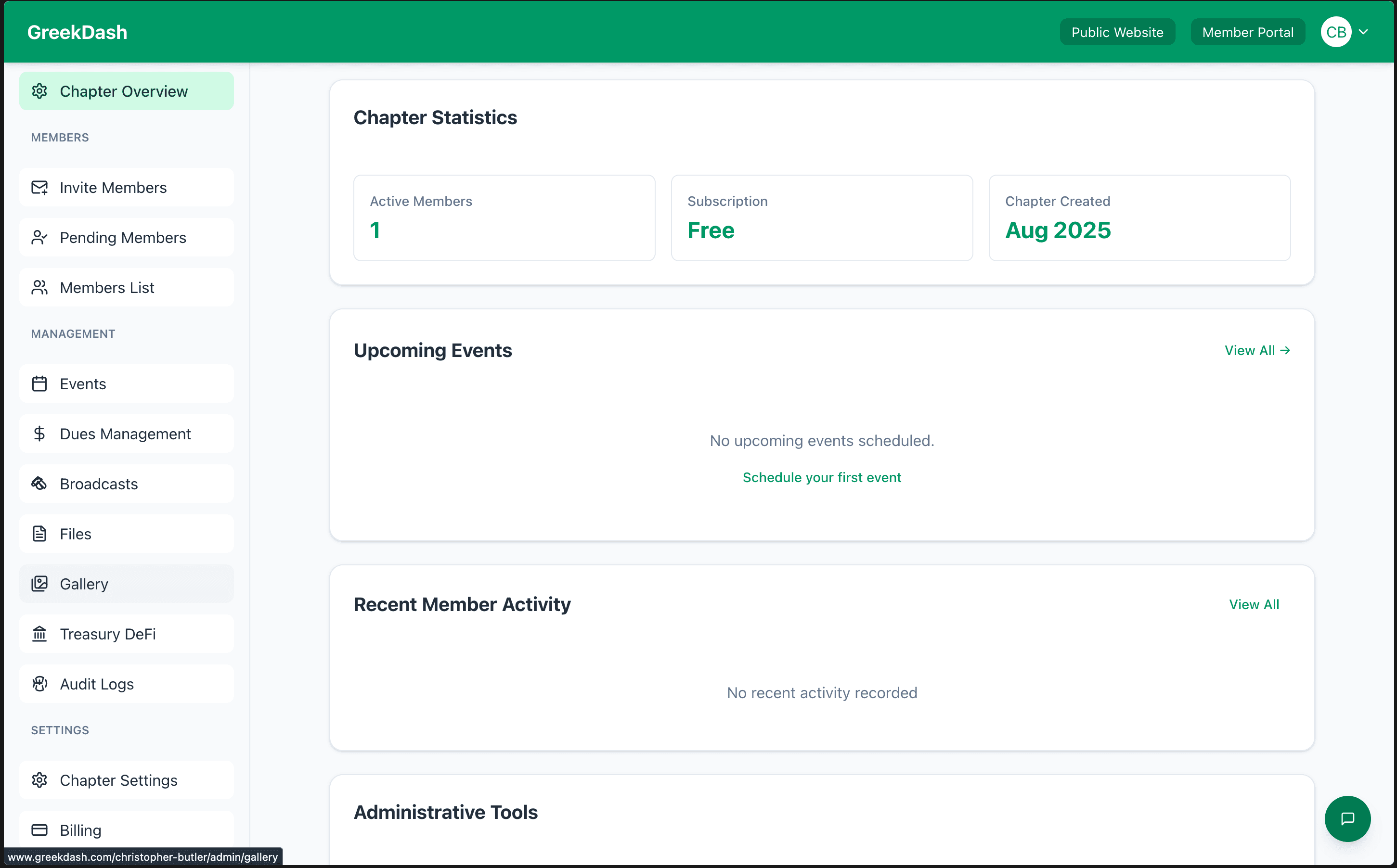 GreekDash Platform Overview